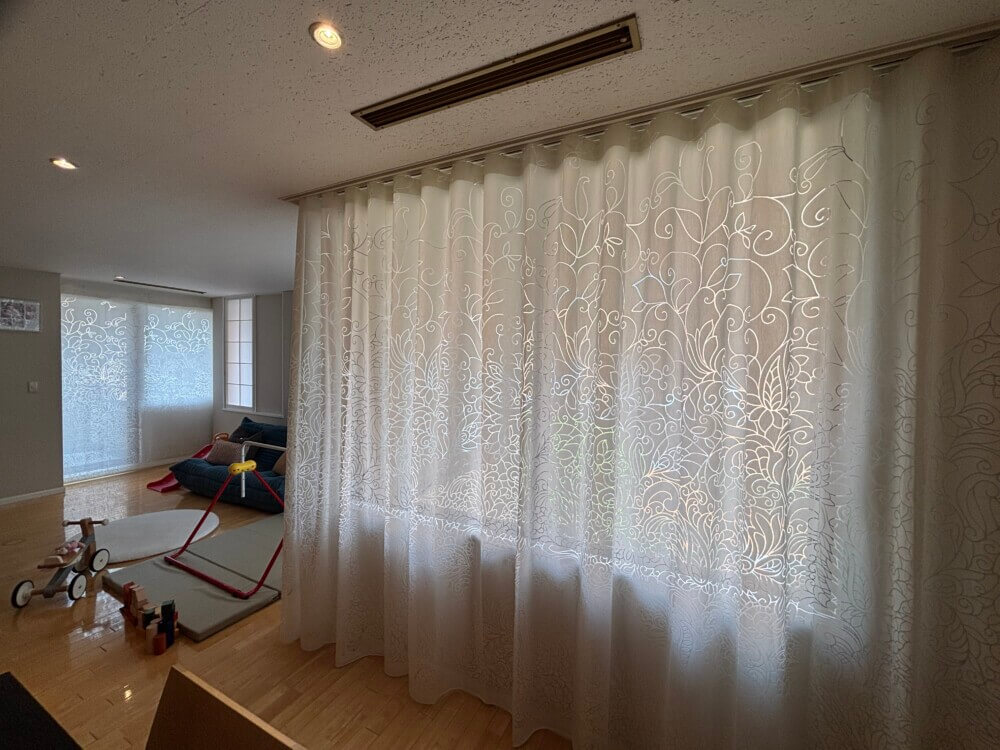 ウェーブスタイル　オーダーカーテン