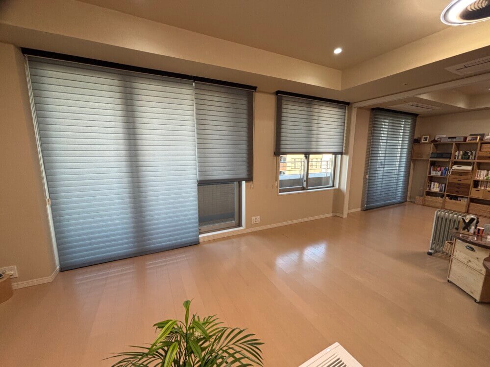 ハンターダグラス　電動シルエットシェード