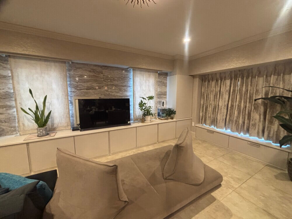 オーダーカーテン　モダン