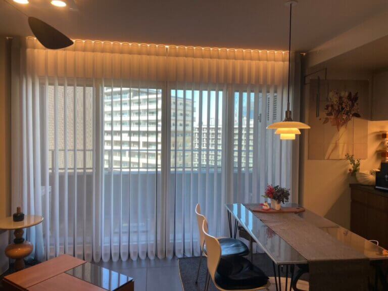 スマートドレープ×間接照明で叶う『洗練ホテルライク空間』