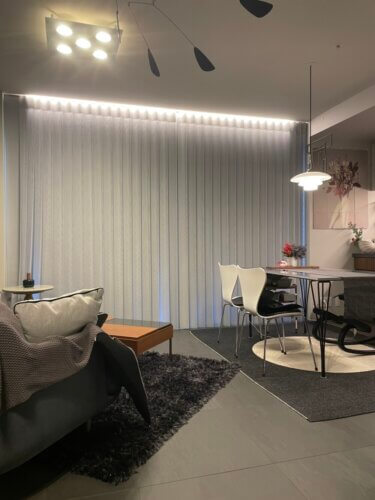 スマートドレープ×間接照明で叶う『洗練ホテルライク空間』